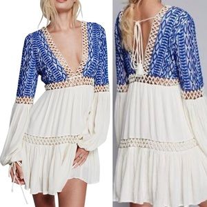Free People long sleeve mini dress